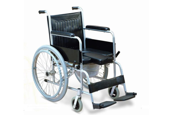 Wheel Chair With Commode